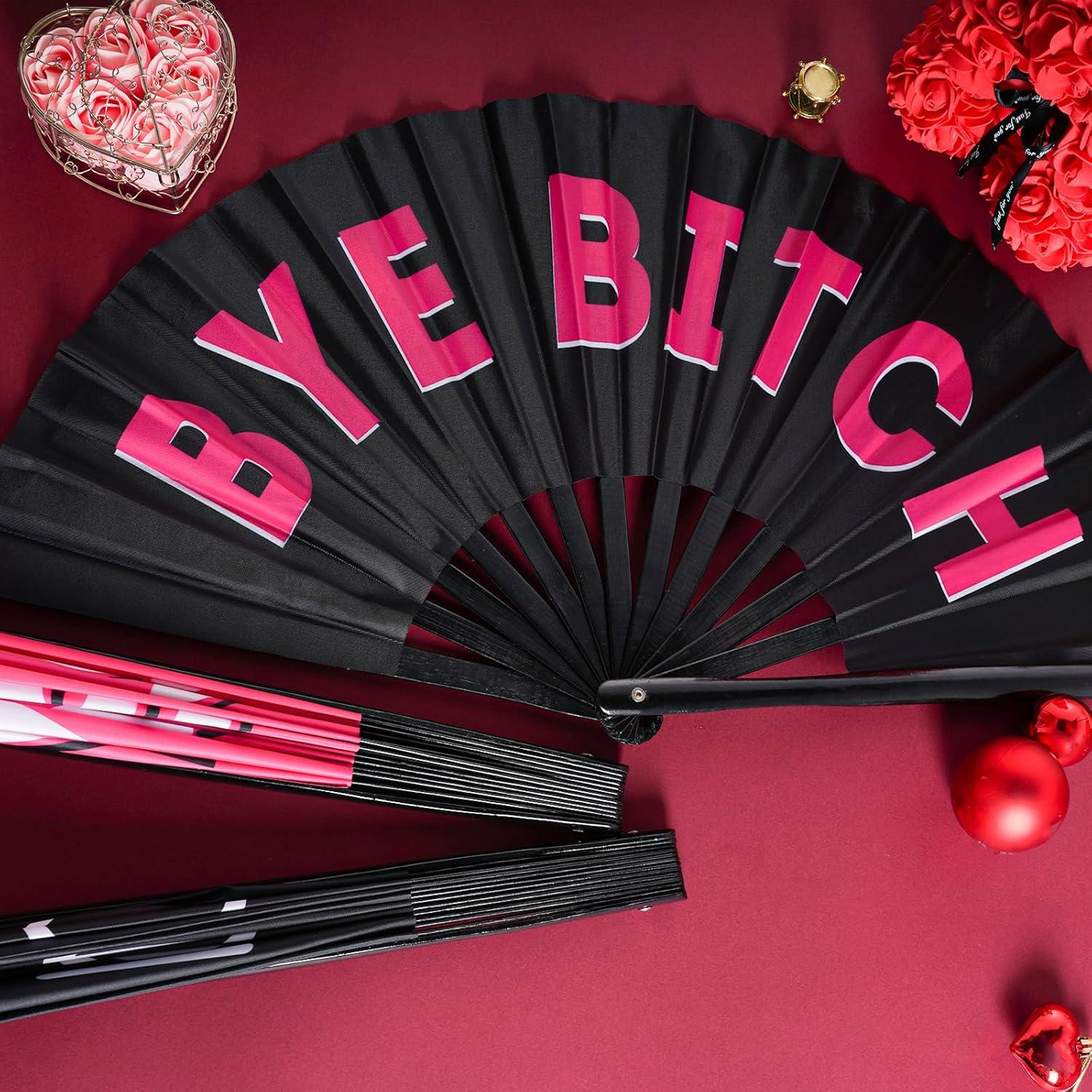 Paquete de 2 Ventiladores de Mano Plegables Tiggell 33 cm