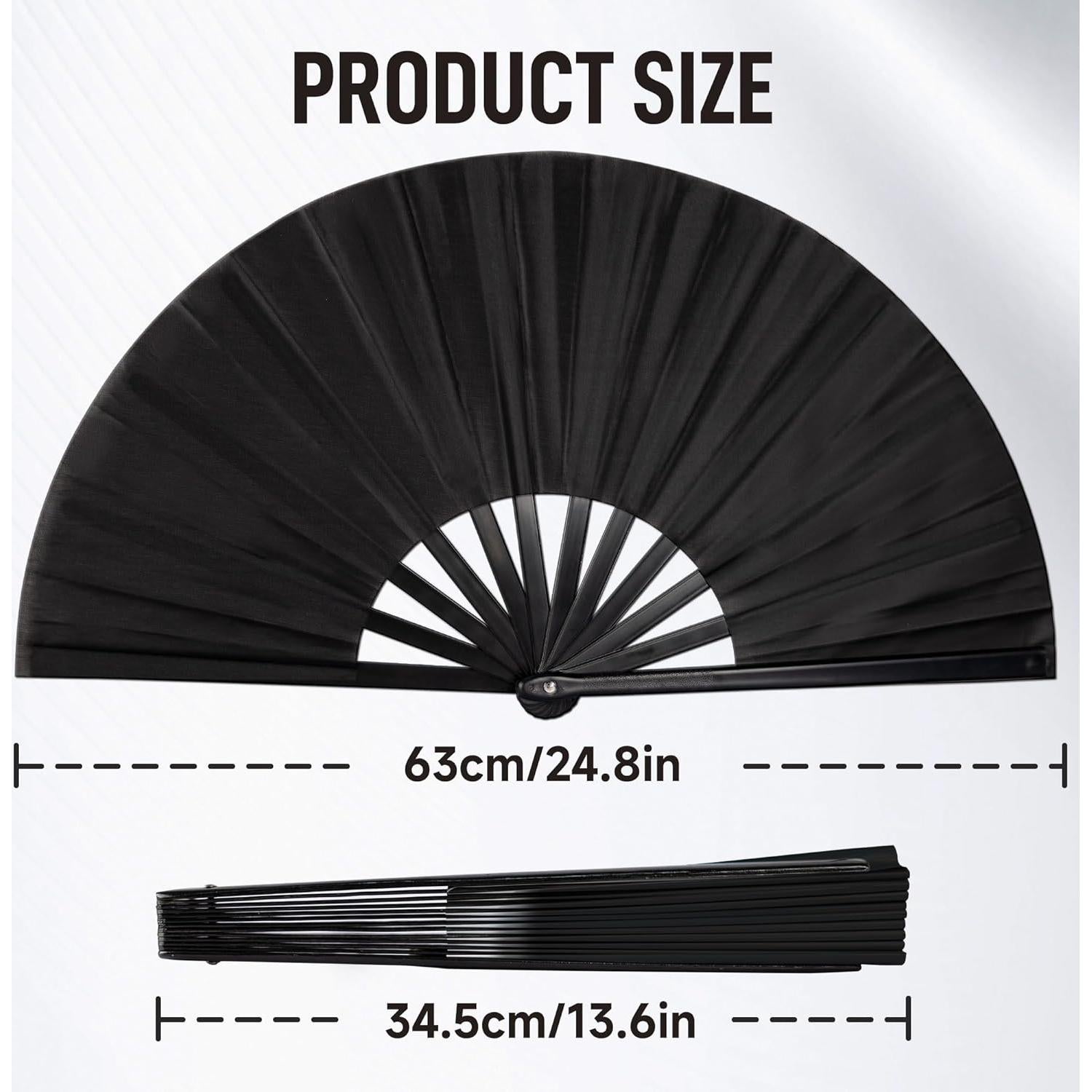 Ventilador de Mano Boots on The Ground para Danza - Negro