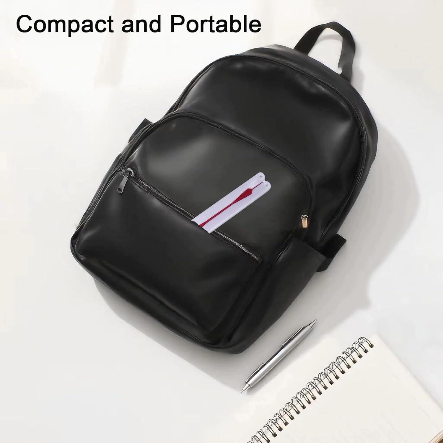 60 Abanicos de Papel Blancos Plegables Bestage para Bodas