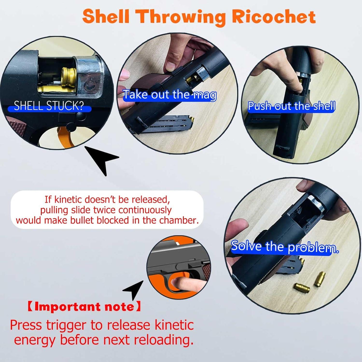 Blaster de Dardos de Espuma Serfiman con 20 Balas y Casquillos