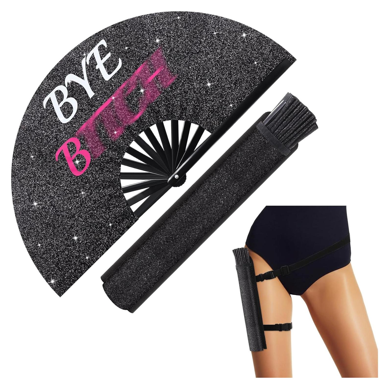 Ventilador de Rave Plegable FairySandy con Funda 64 cm