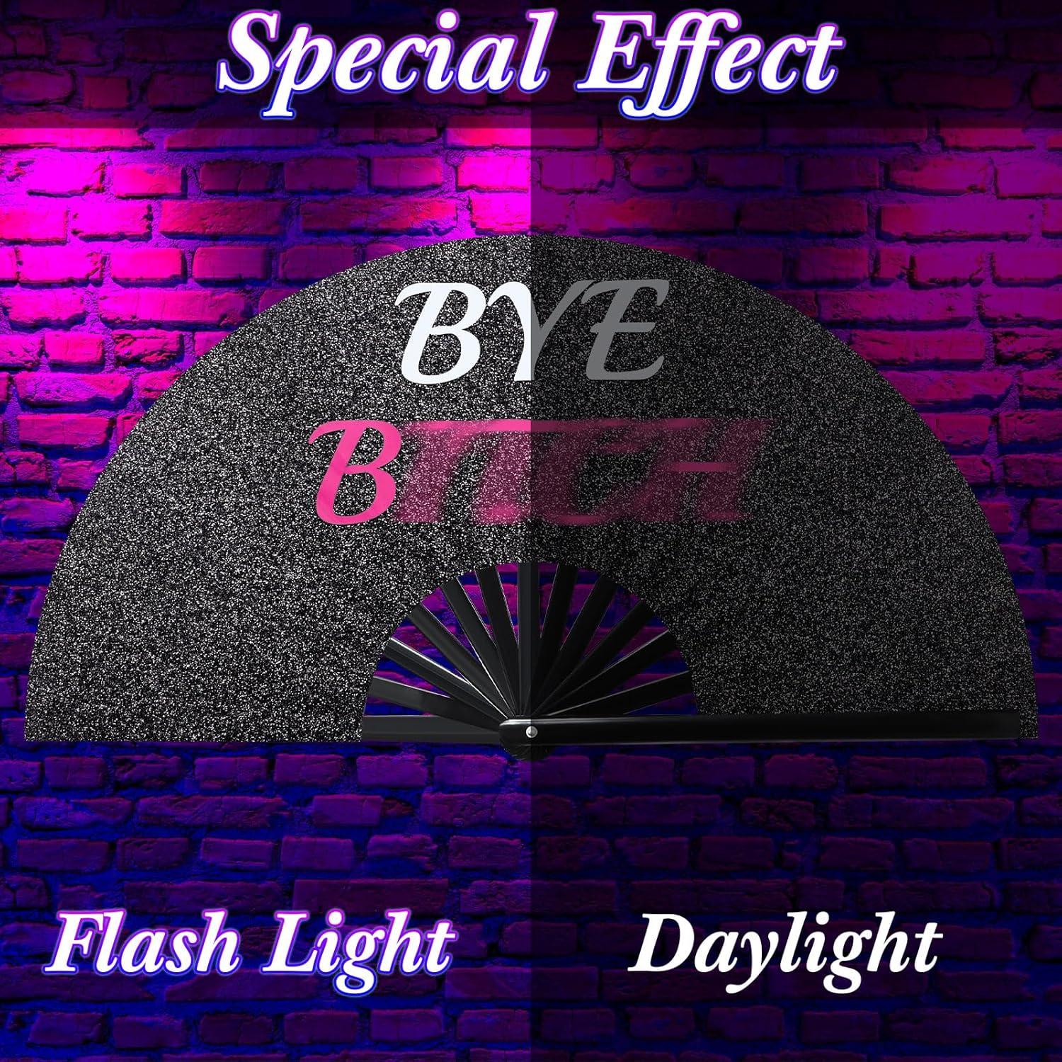 Ventilador de Rave Plegable FairySandy con Funda 64 cm