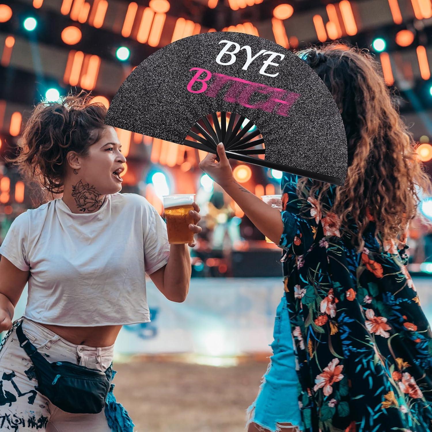 Ventilador de Rave Plegable FairySandy con Funda 64 cm