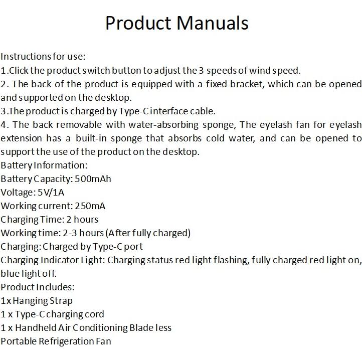 Ventilador Mini Portátil Mlogiroa para Pestañas Rosa USB