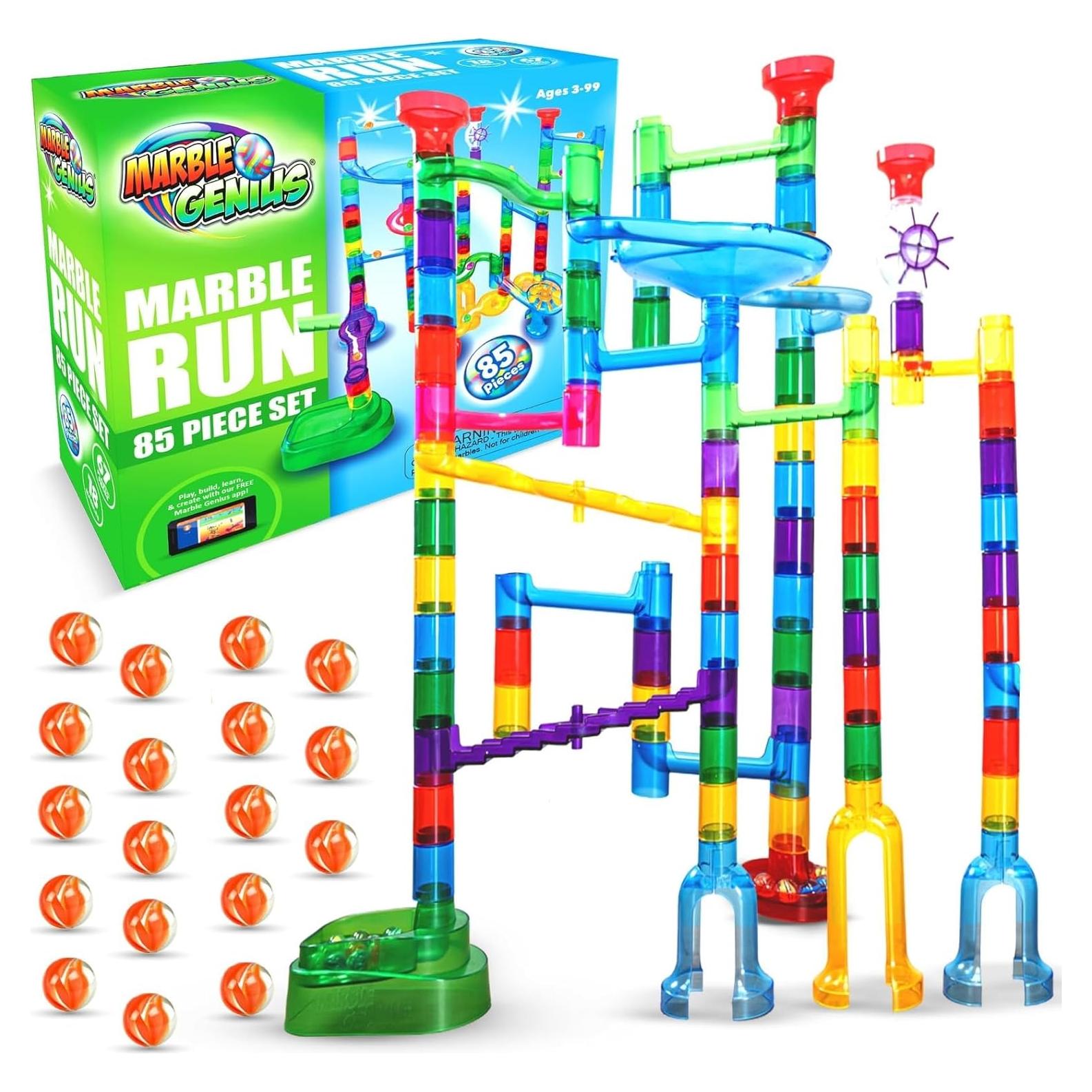 Juego de Canicas Marble Genius - 85 Piezas para Niños