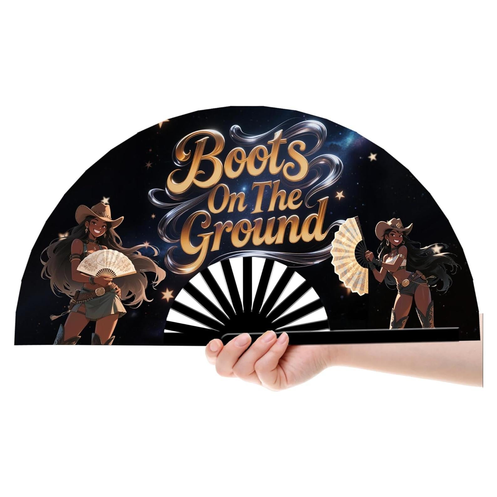 Ventilador Plegable AYTHSRIC 66 cm para Danza y Fiesta