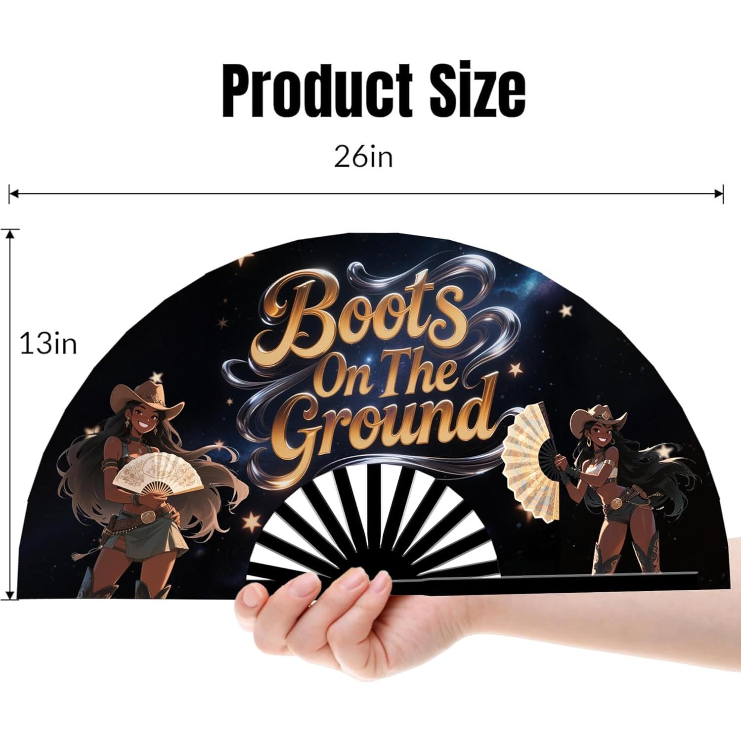 Ventilador Plegable AYTHSRIC 66 cm para Danza y Fiesta