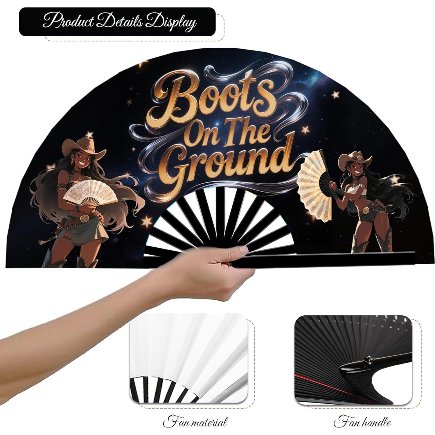 Ventilador Plegable AYTHSRIC 66 cm para Danza y Fiesta