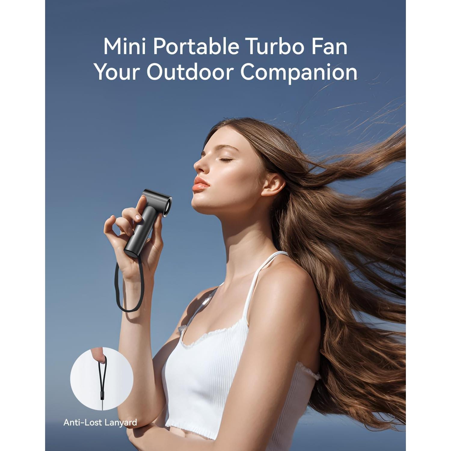 Ventilador de Mano Kimguard Mini Portátil 5000mAh 30000 RPM