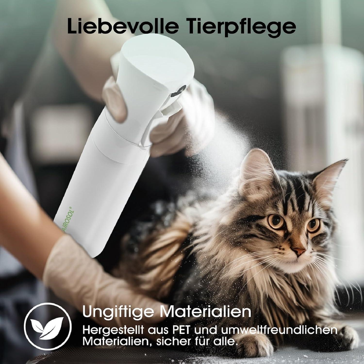 Pulverizador de Agua FLAIROSOL 300ml - Botella Blanca Verde