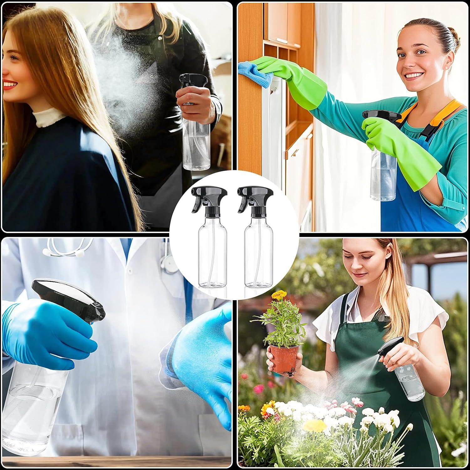 Botellas de Spray de Plástico Cosywell 360ml 2 Pack Reutilizables