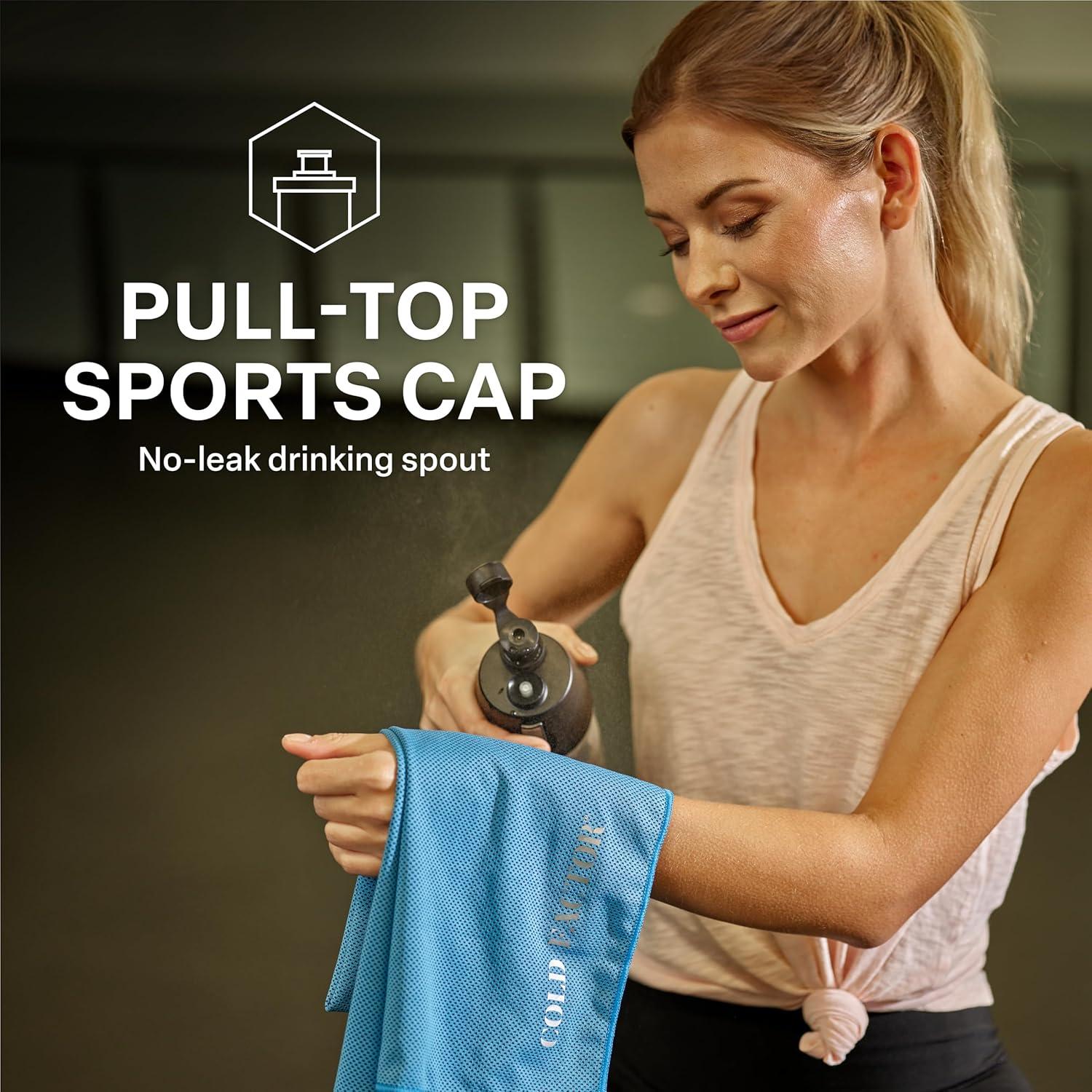 Botella de Agua Deportiva Cold Factor 590 ml con Neblina