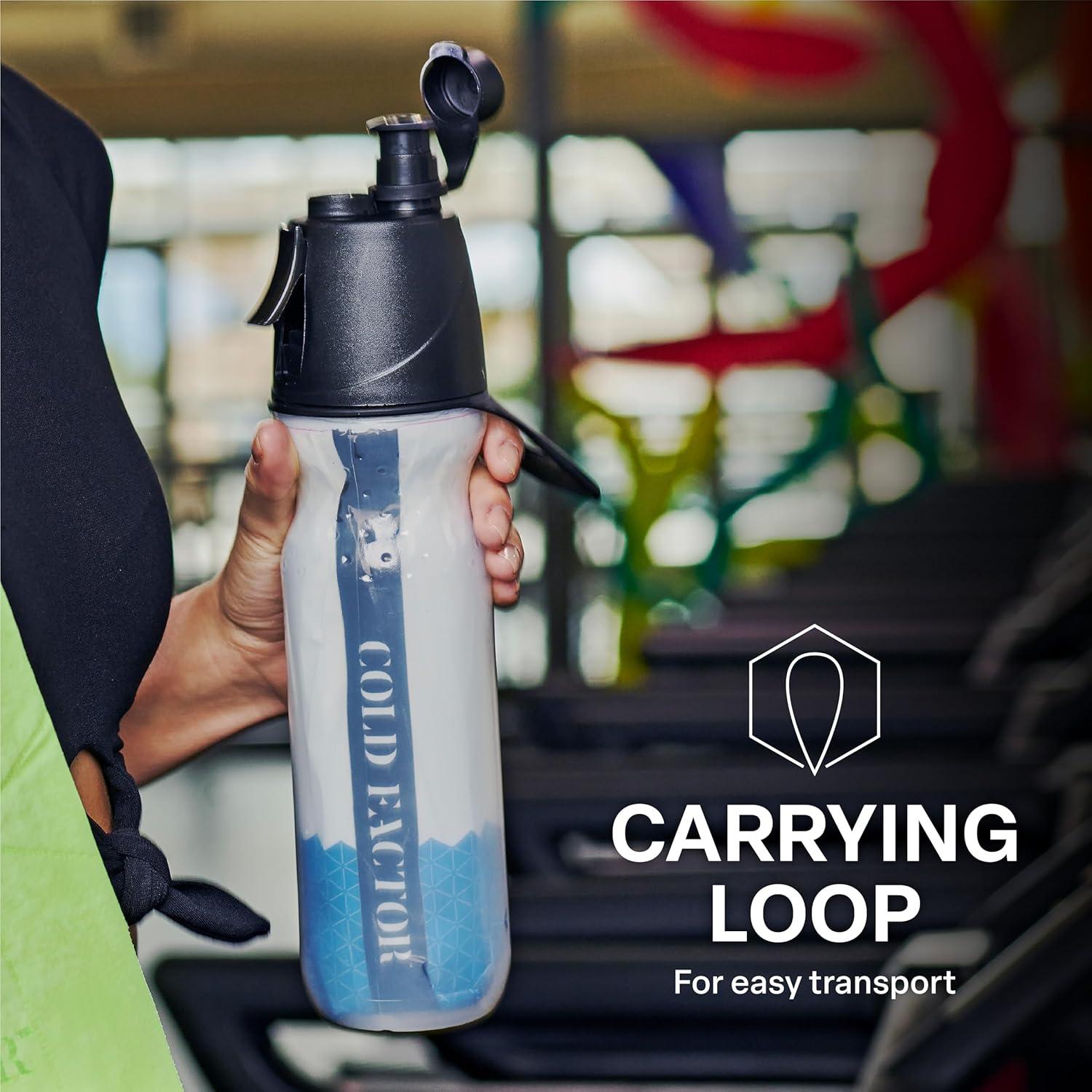 Botella de Agua Deportiva Cold Factor 590 ml con Neblina