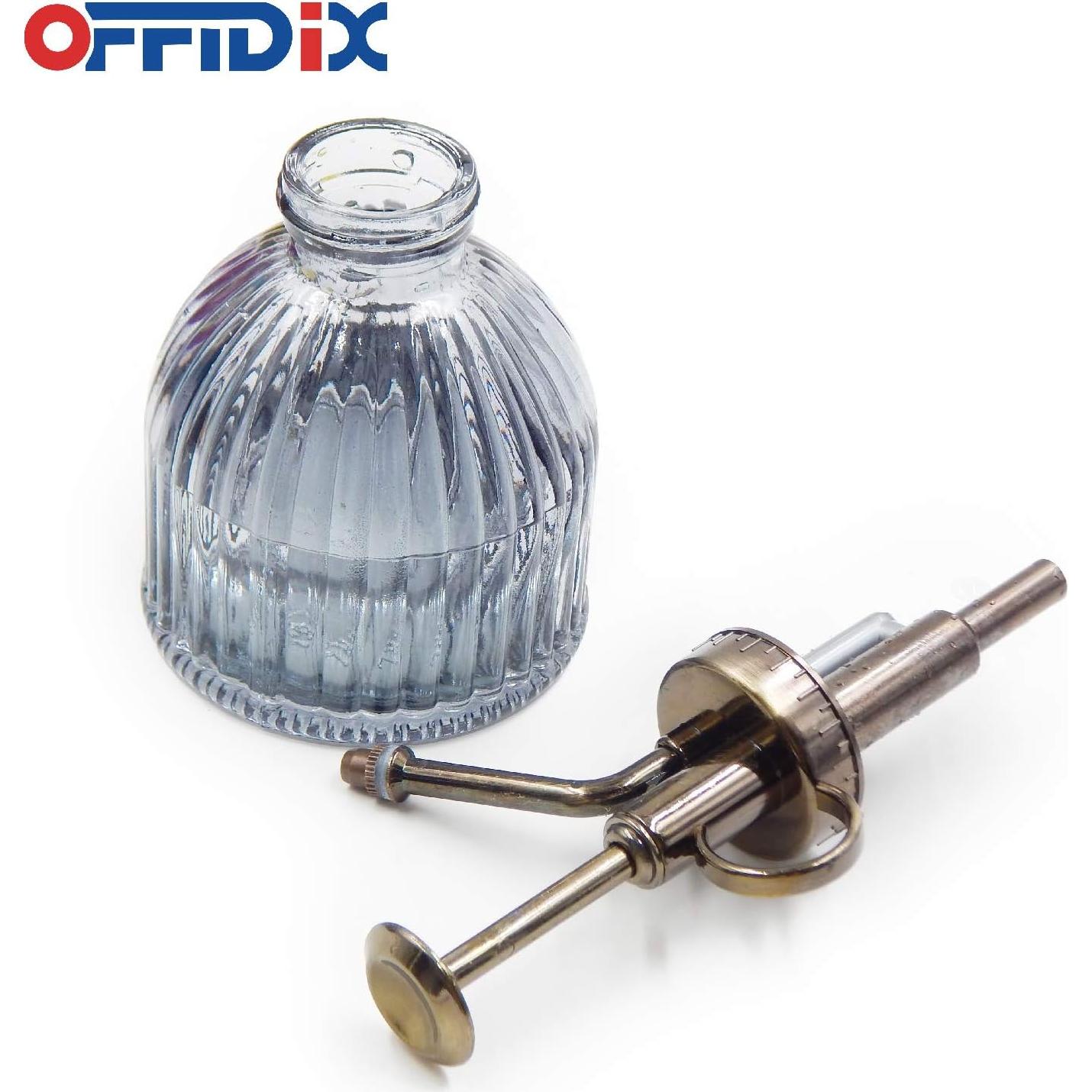 Botella de Spray para Plantas OFFIDIX 200 ml Vidrio Gris Oscuro