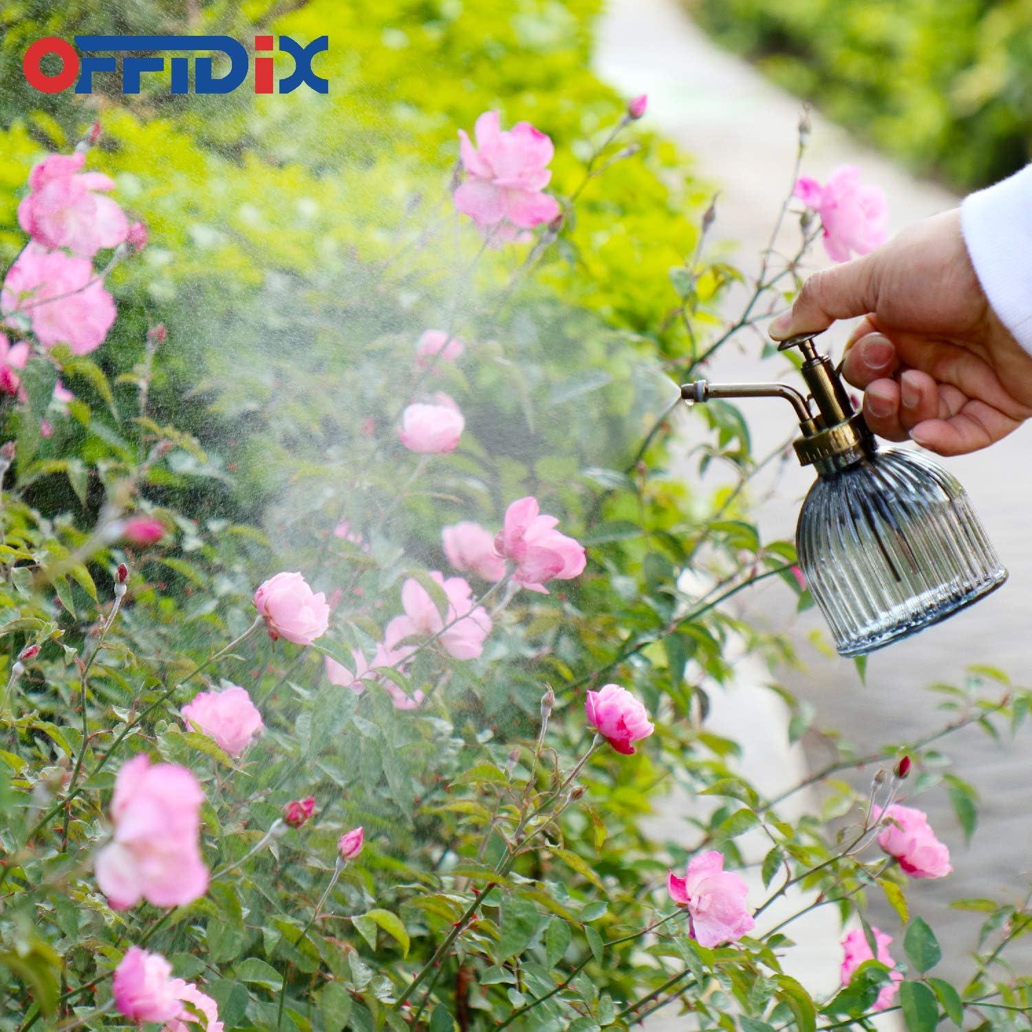 Botella de Spray para Plantas OFFIDIX 200 ml Vidrio Gris Oscuro