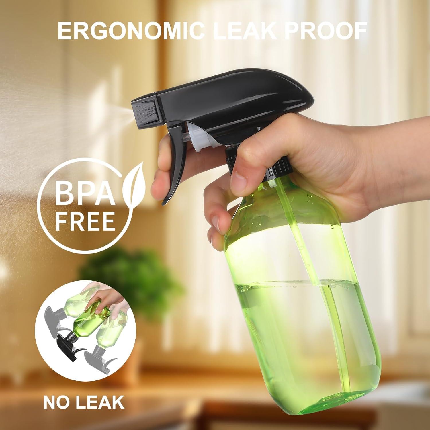 Botellas de Spray Bynccea 300 ml - 2 Paquetes Rojo y Verde