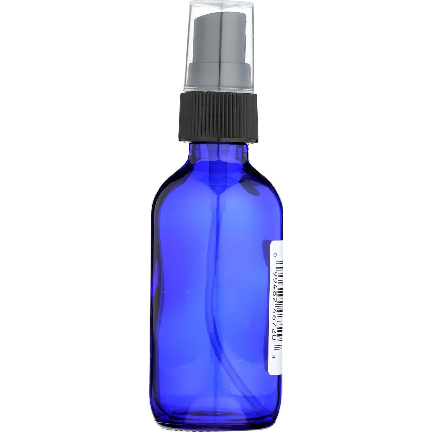 Whole Foods Market, Blue Glass Bottle with Misting Spray Top, 2 Fl Oz