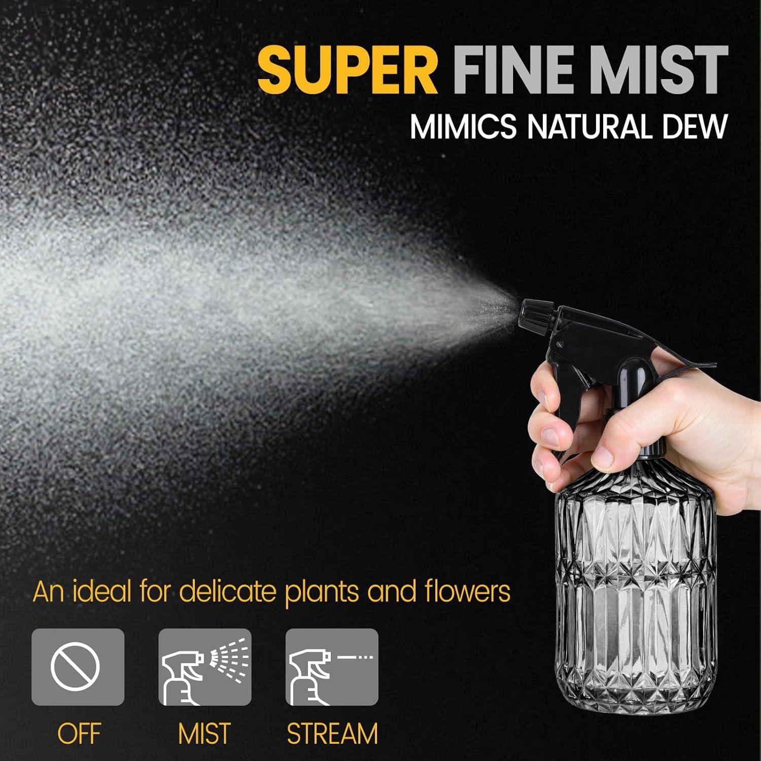 Botella de Spray para Plantas Sincengel 400 ml Vidrio Gris