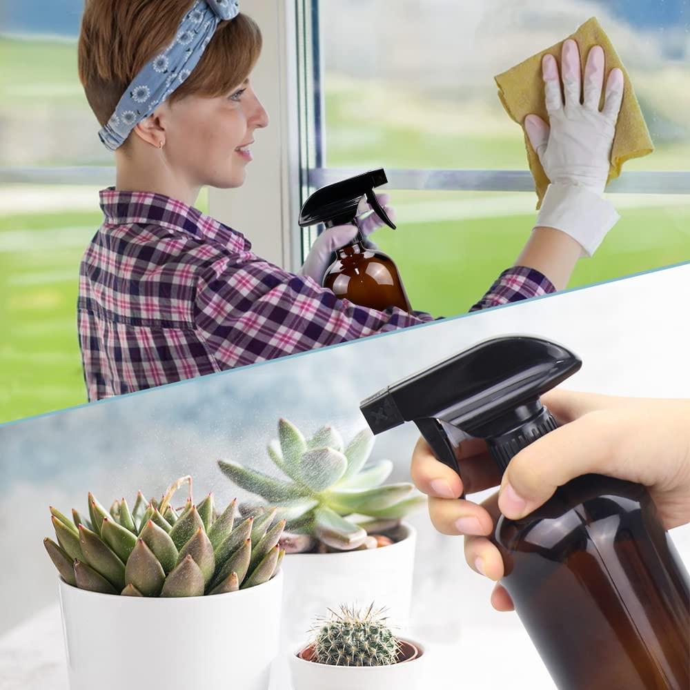 Botellas de Spray de Vidrio Ámbar Bontip 473 ml - 2 Piezas