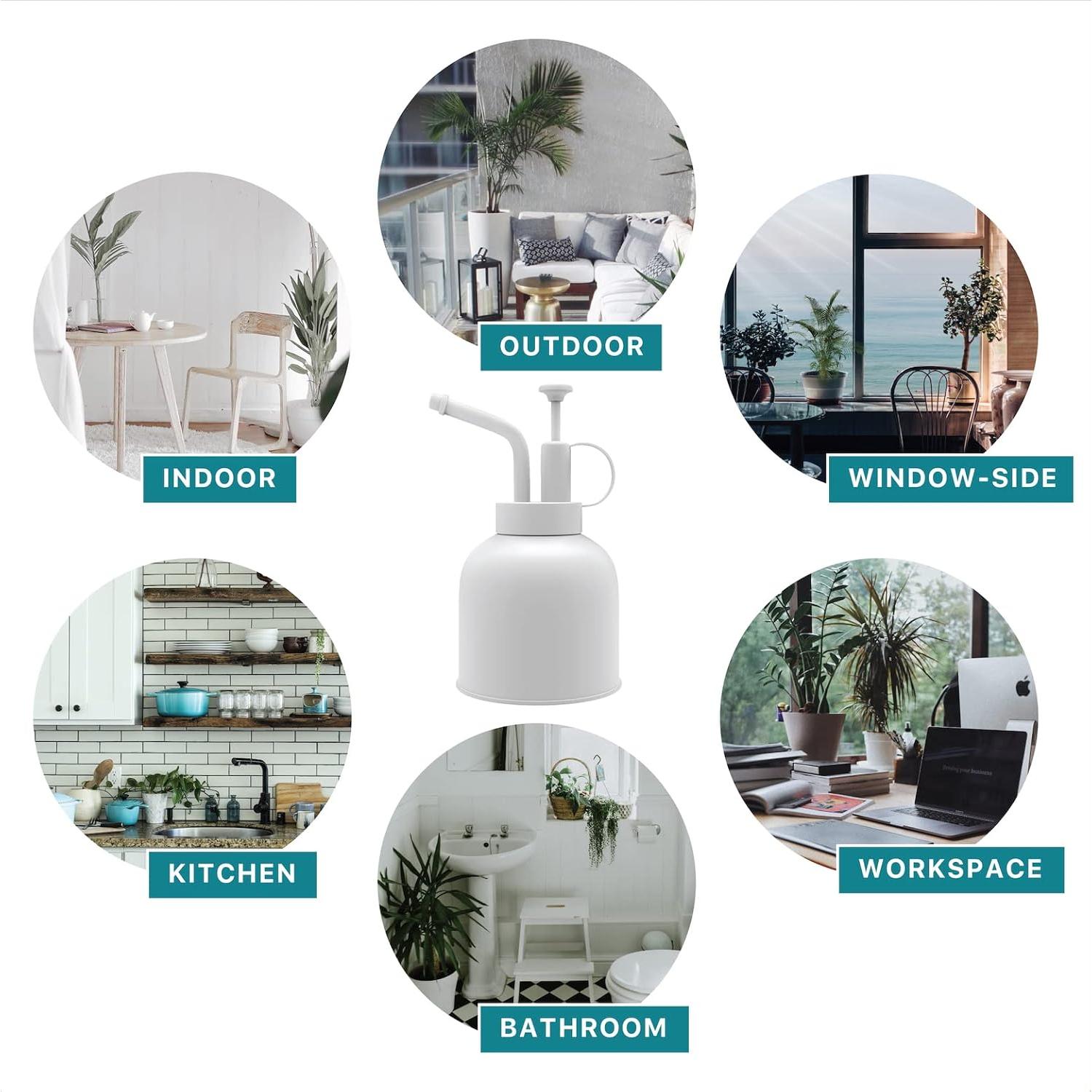 Botella Spray Acero Inoxidable LOOPSEED 300ml para Plantas