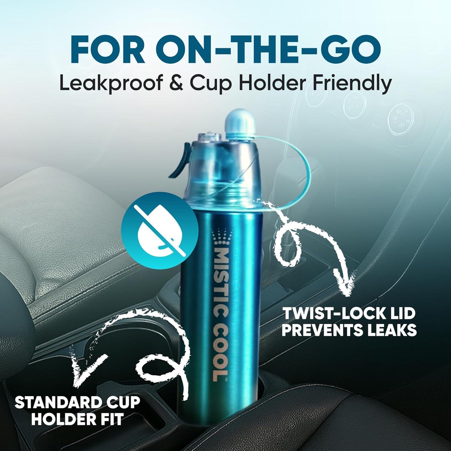 Botella de Agua MISTIC COOL 24oz con Spray Nebulizador