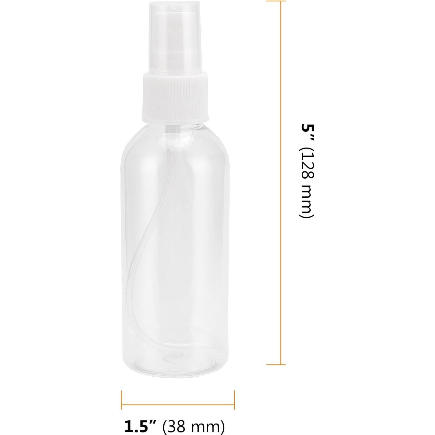 Paquete de 40 Botellas de Spray 80ml SEUNMUK Transparentes