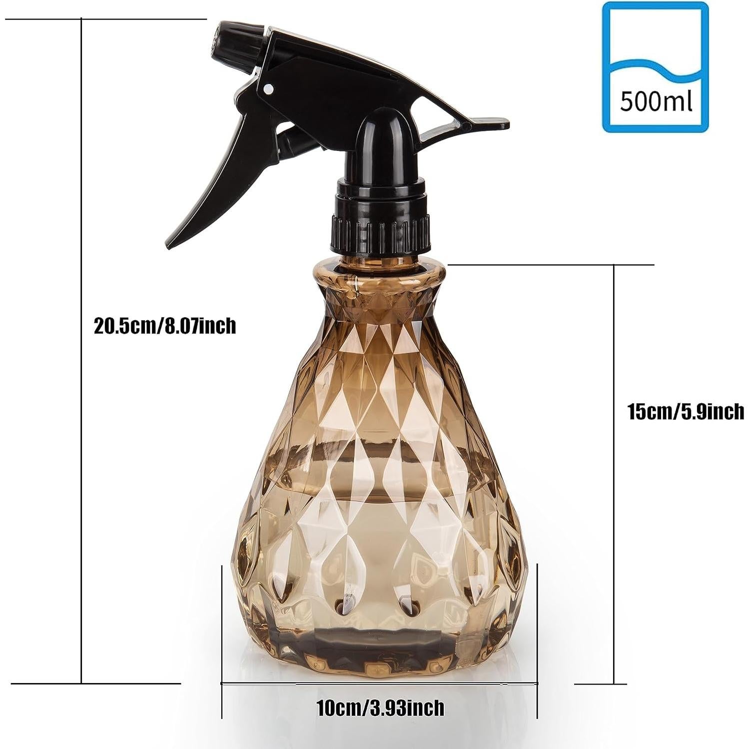 2 Botellas de Spray Reutilizables 500 ml Wugongshan Ajustables