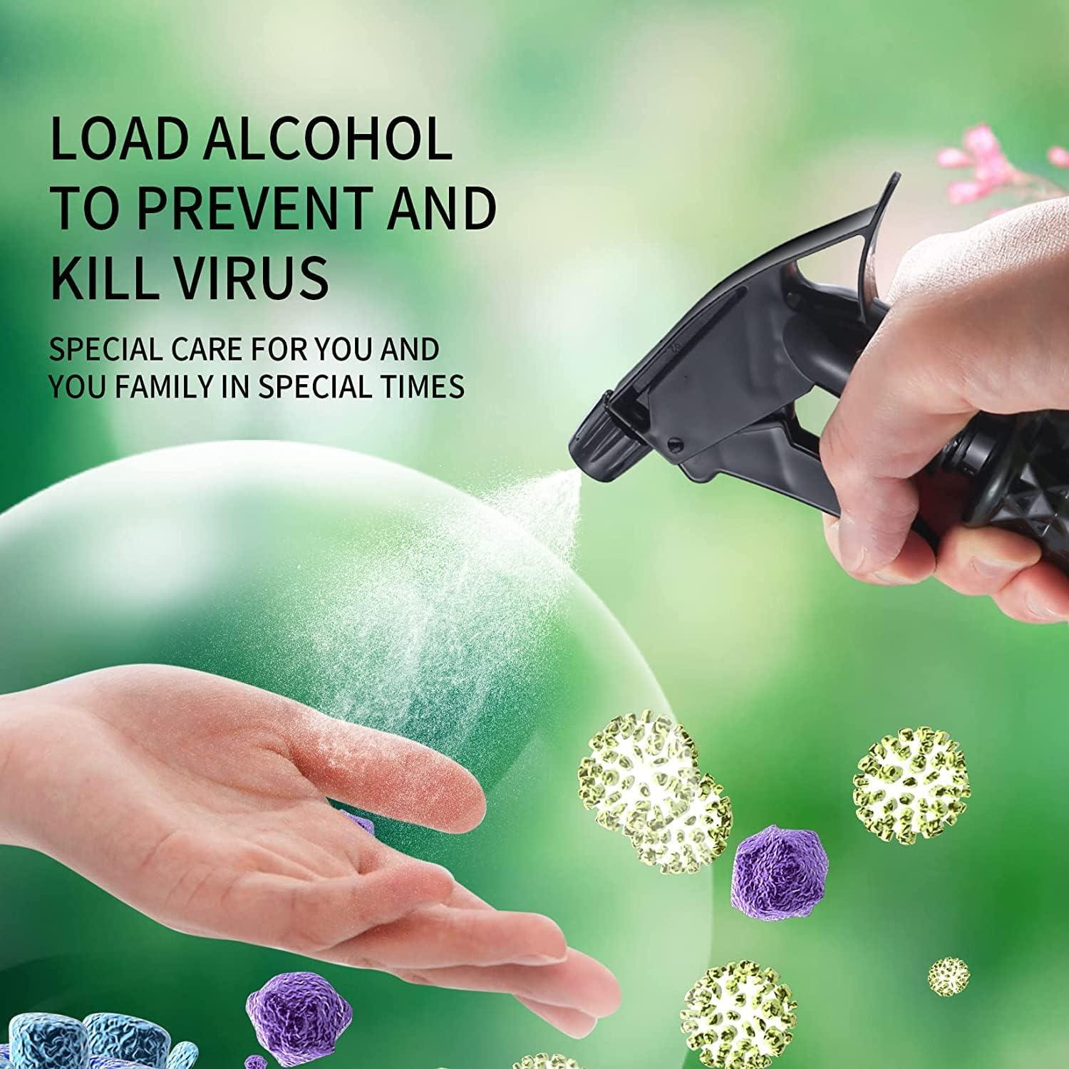 2 Botellas de Spray Reutilizables 500 ml Wugongshan Ajustables