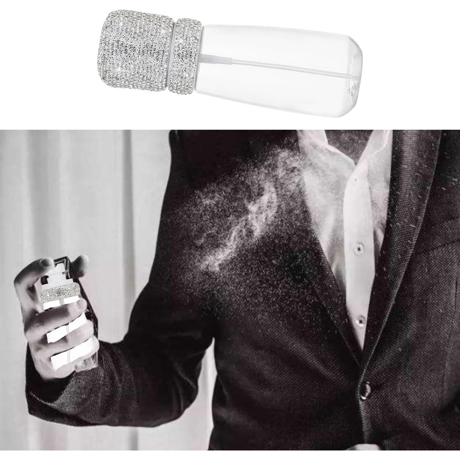 Botella de Spray de Viaje iHMeiju 60ml Plateada a Prueba de Fugas