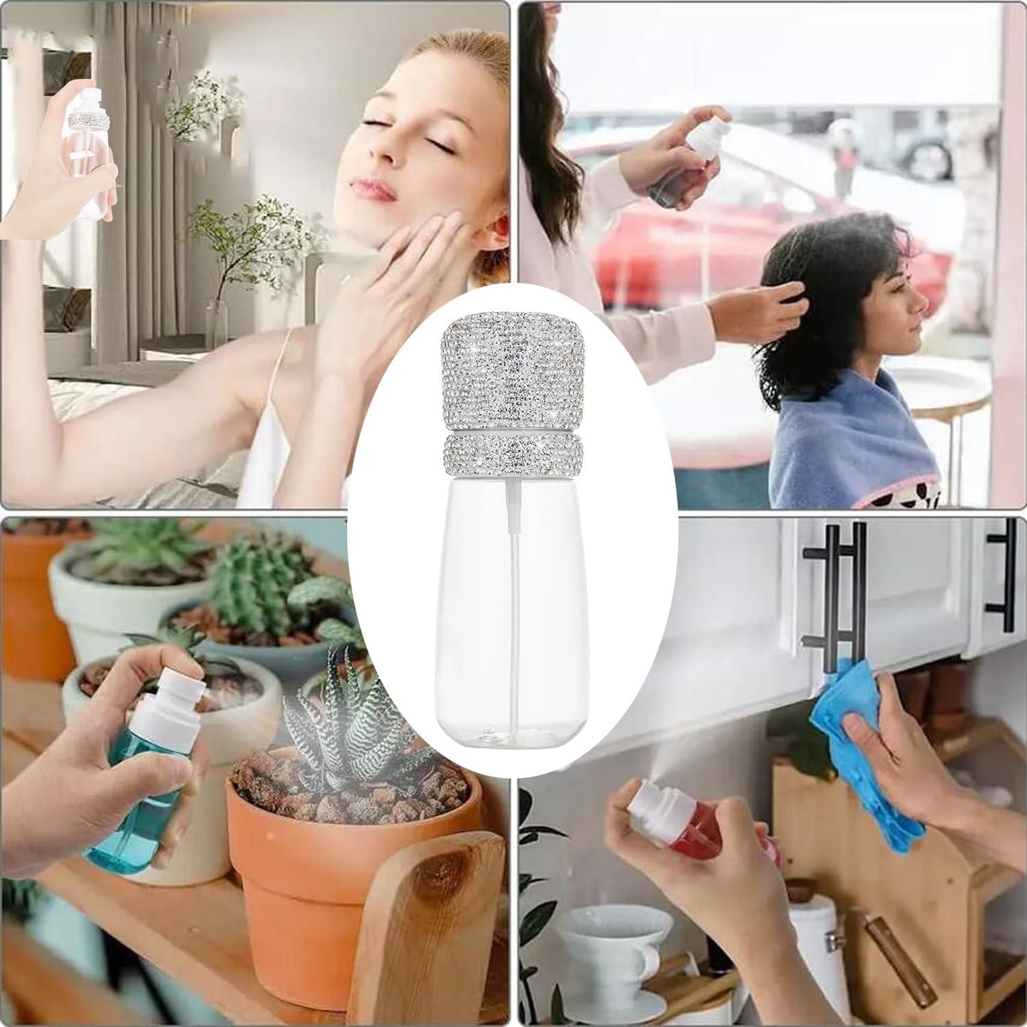 Botella de Spray de Viaje iHMeiju 60ml Plateada a Prueba de Fugas