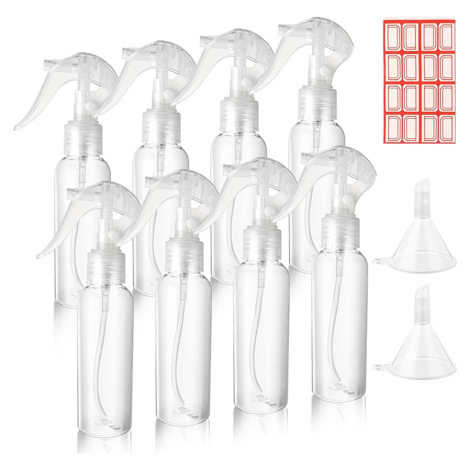 Molain 8 Botellas de Spray 100ml Reutilizables Sin Fugas