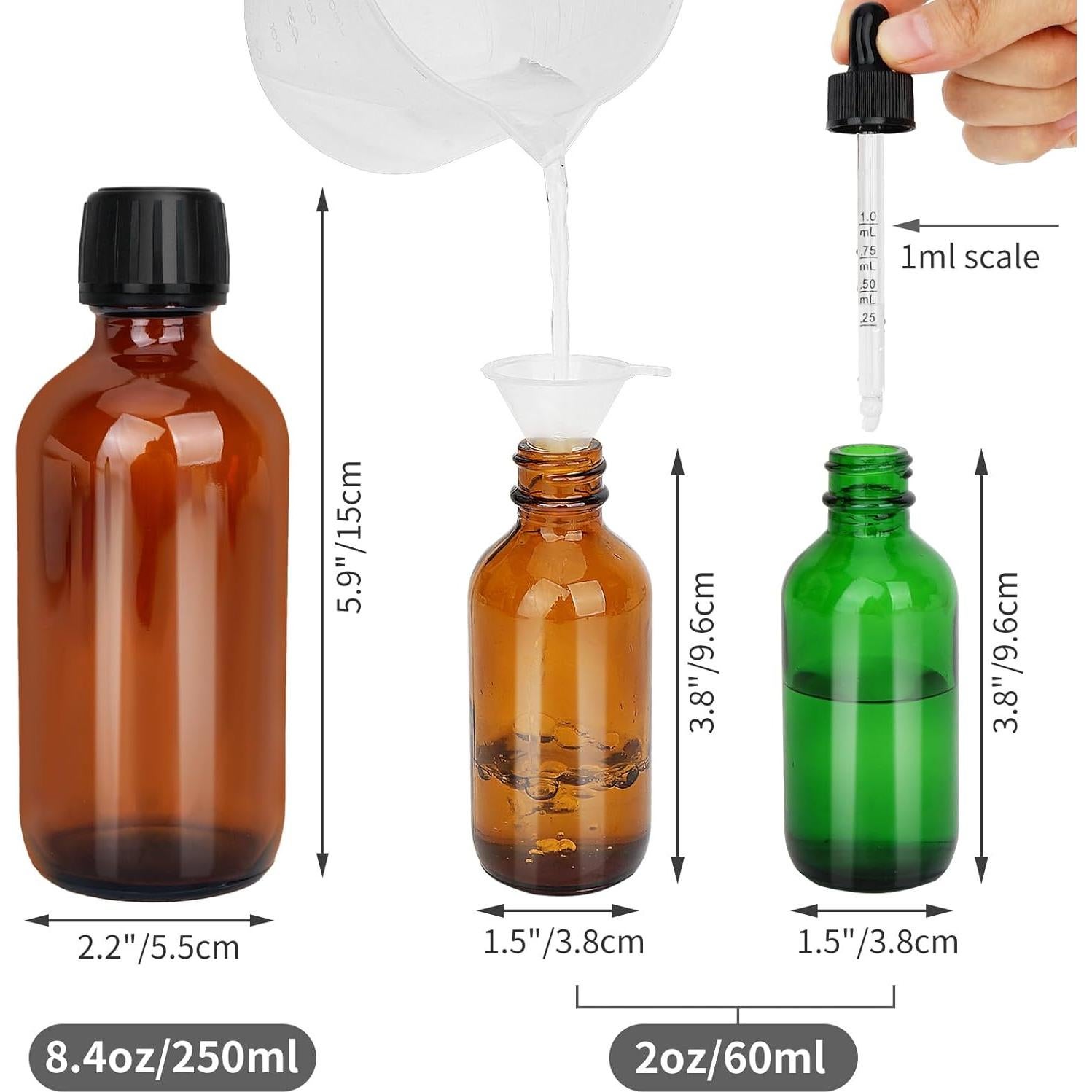 Botella de Spray Hachacha 240ml + 3 Mini Botellas 60ml