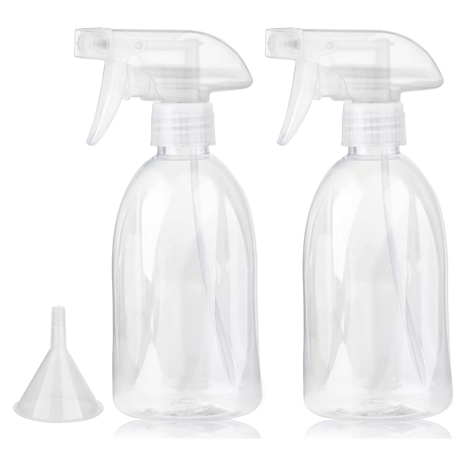 Botellas de Spray Bynccea 400ml Plástico Transparente 2 Unidades