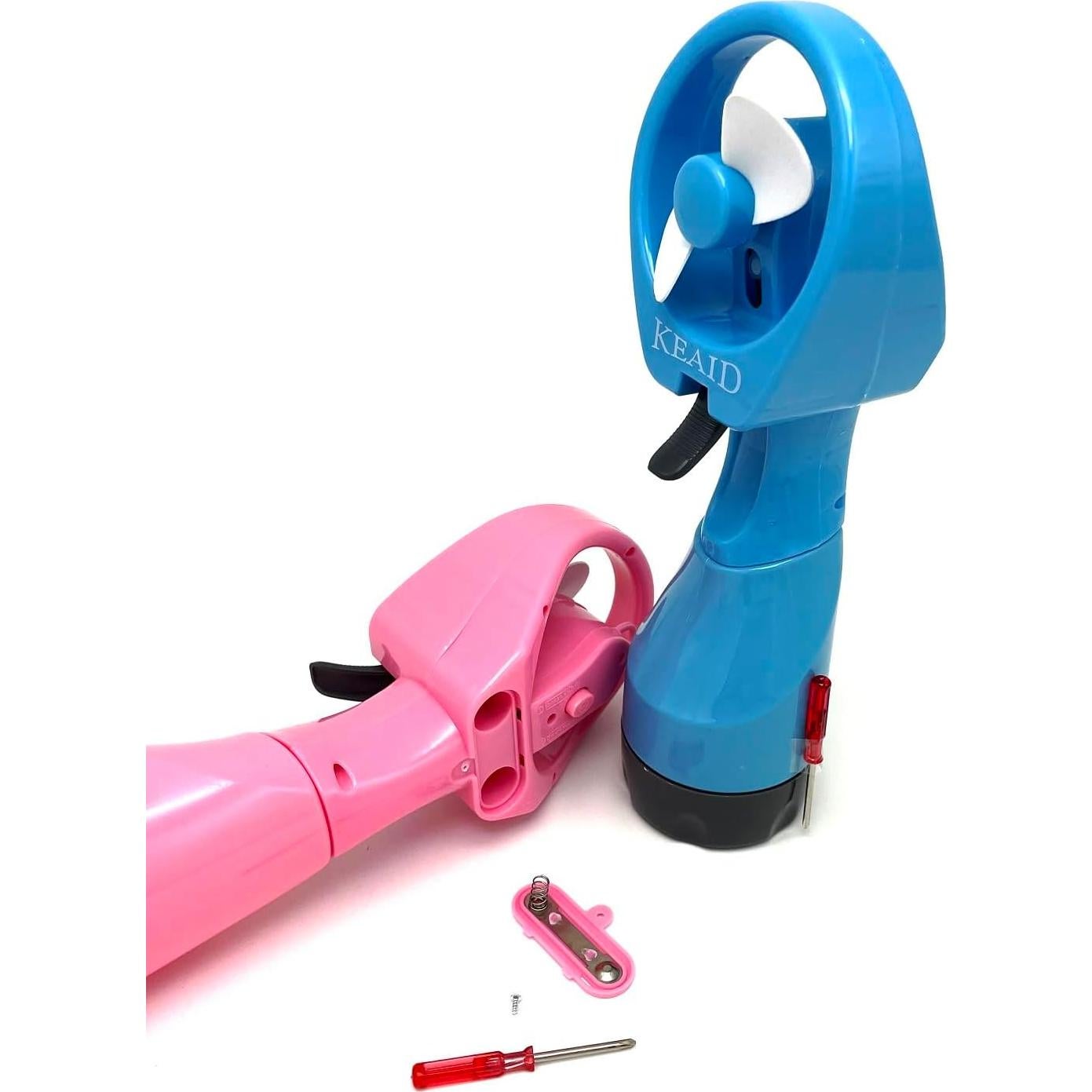 Ventilador de Mano Portátil KEAID KA0805 con Rocío Agua - 3 Colores