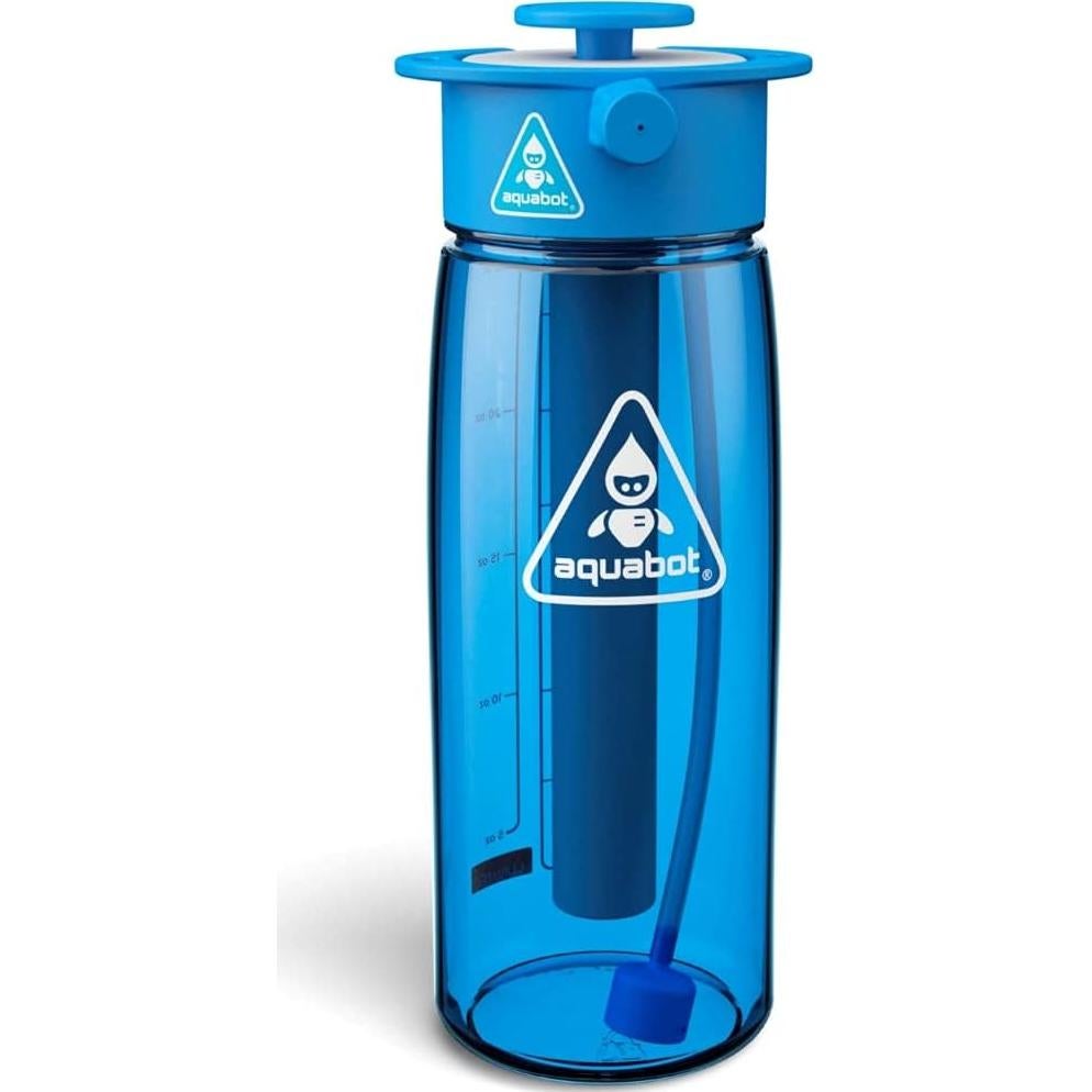 Botella de Agua en Spray Lunatec 750ml Azul - 3 en 1