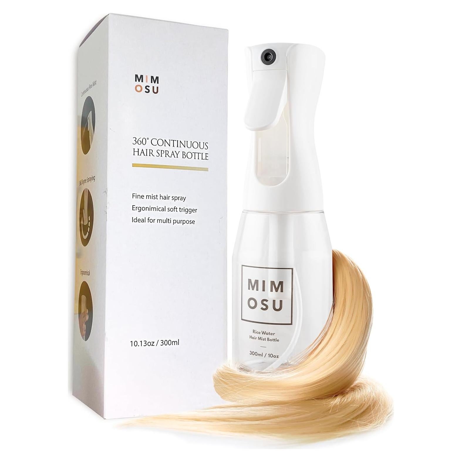 Botella de Spray Neblina Continua Mimosu 295ml para Cabello