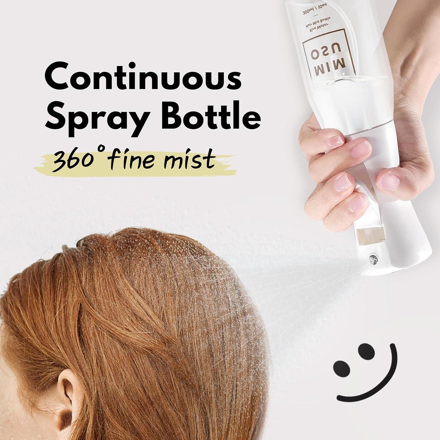 Botella de Spray Neblina Continua Mimosu 295ml para Cabello