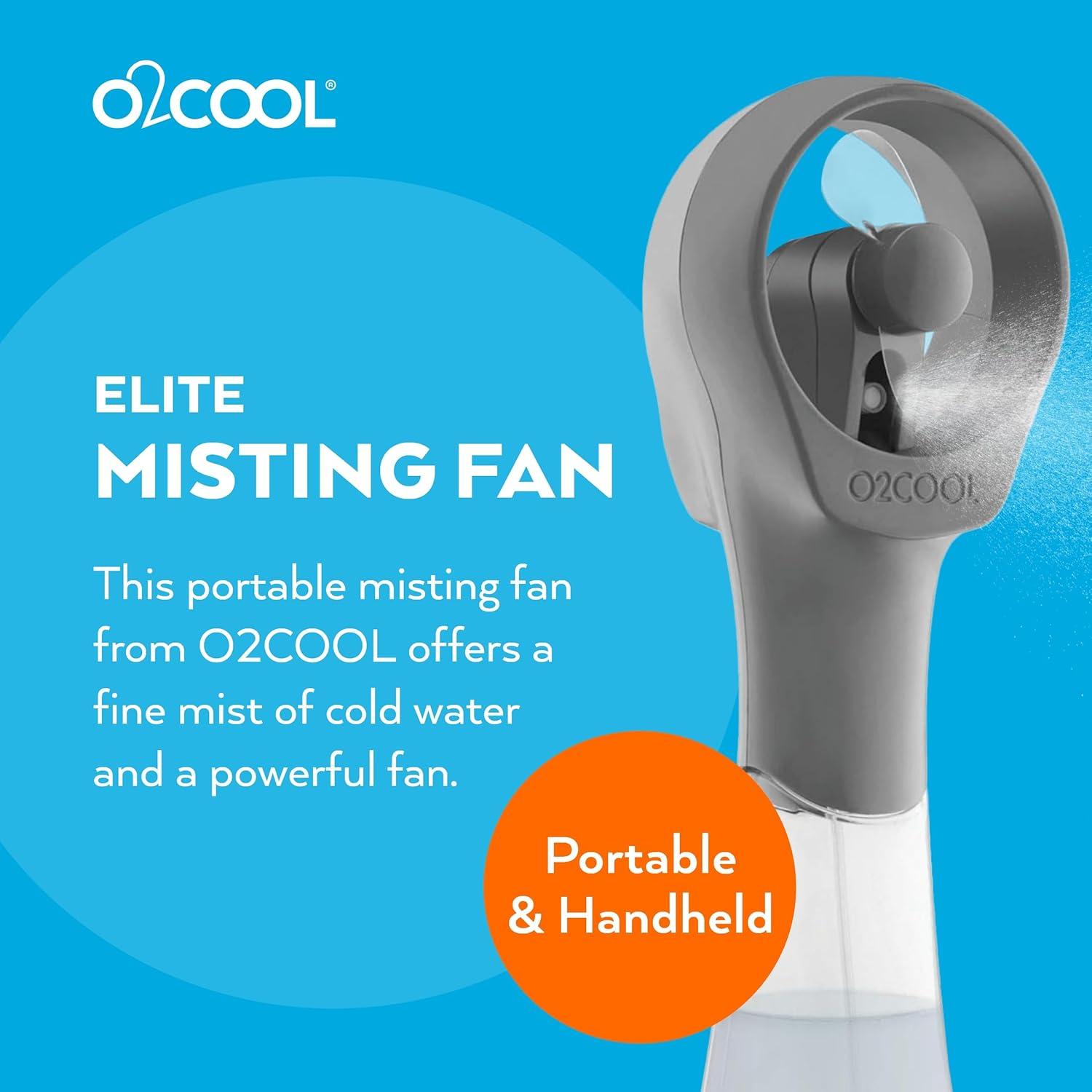 Ventilador de Nebulización O2COOL Elite Gris Portátil
