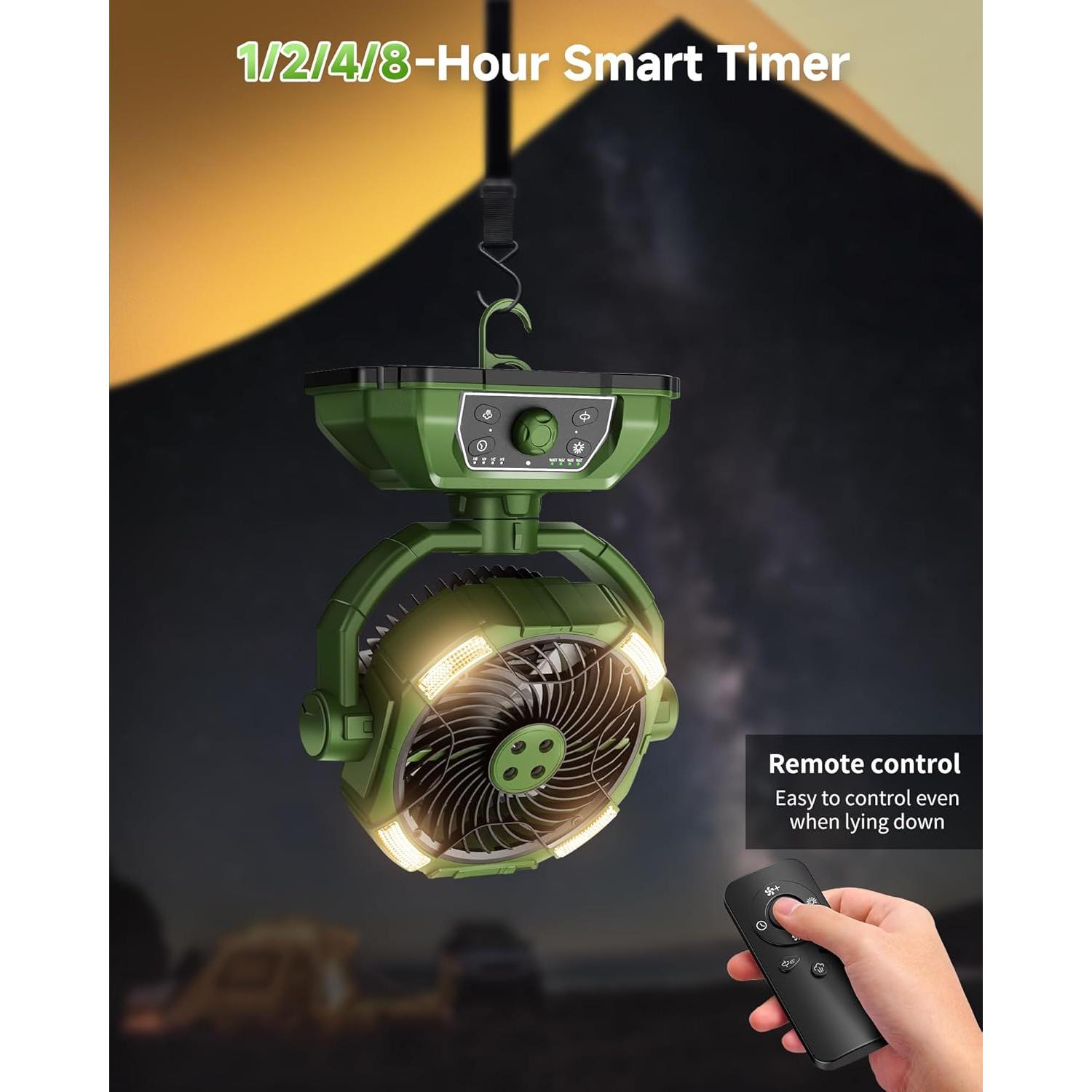 Ventilador de Nebulización Kocyare hw-003 25000mAh Verde