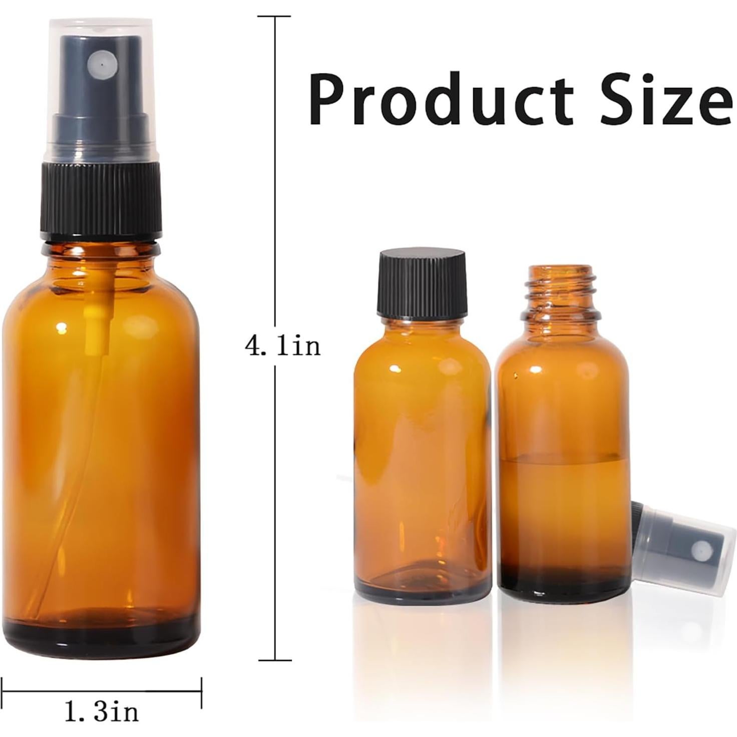 Botellas de Spray de Vidrio Reutilizables StellaCare 28ml - Paquete de 3