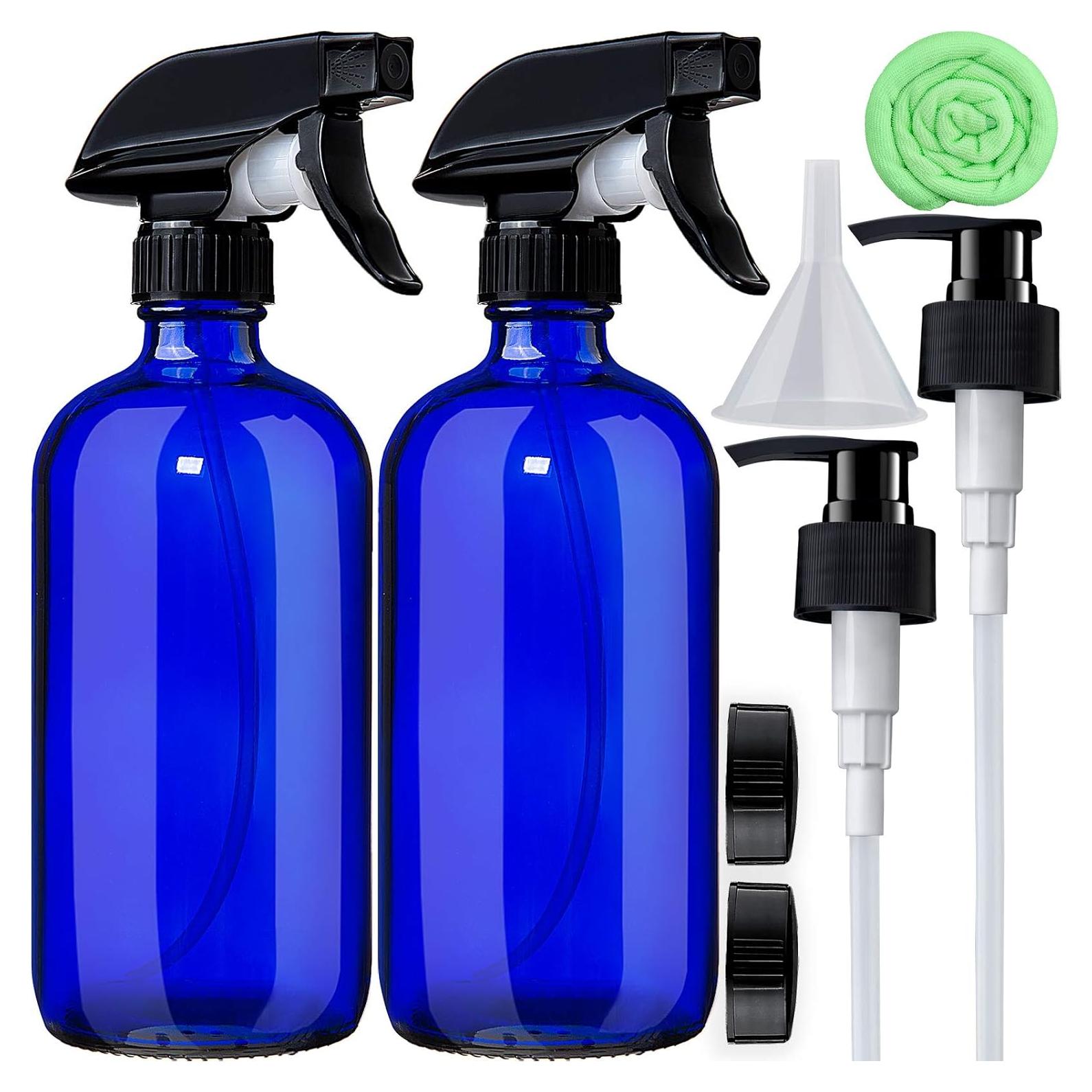 Botellas de vidrio ámbar 500ml VEYIINA NERO - Paquete de 2