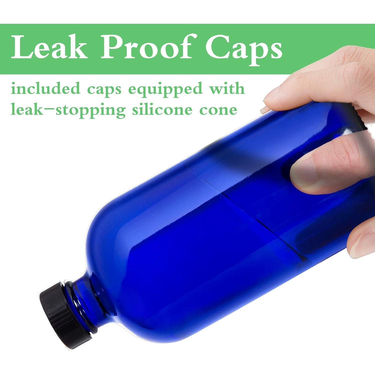 Botellas de vidrio ámbar 500ml VEYIINA NERO - Paquete de 2