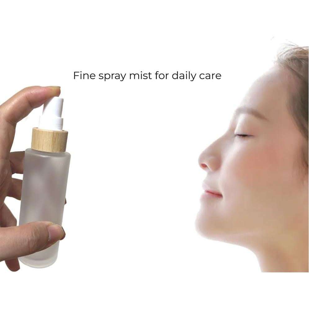 Botellas de Spray de Vidrio 80ml 4 Pack para Cosméticos