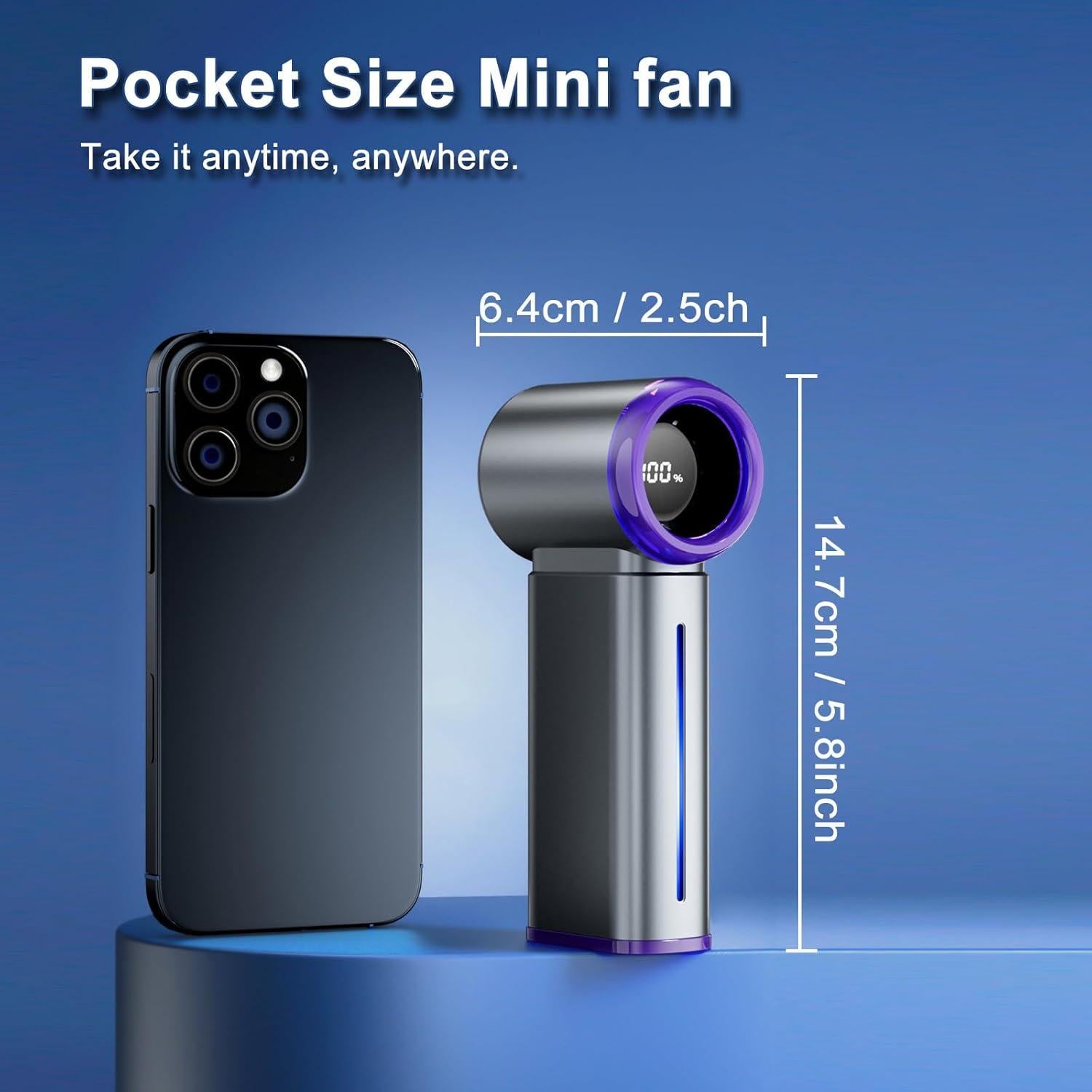 Ventilador de Nebulización Portátil GOSALISU GF04 199 Velocidades