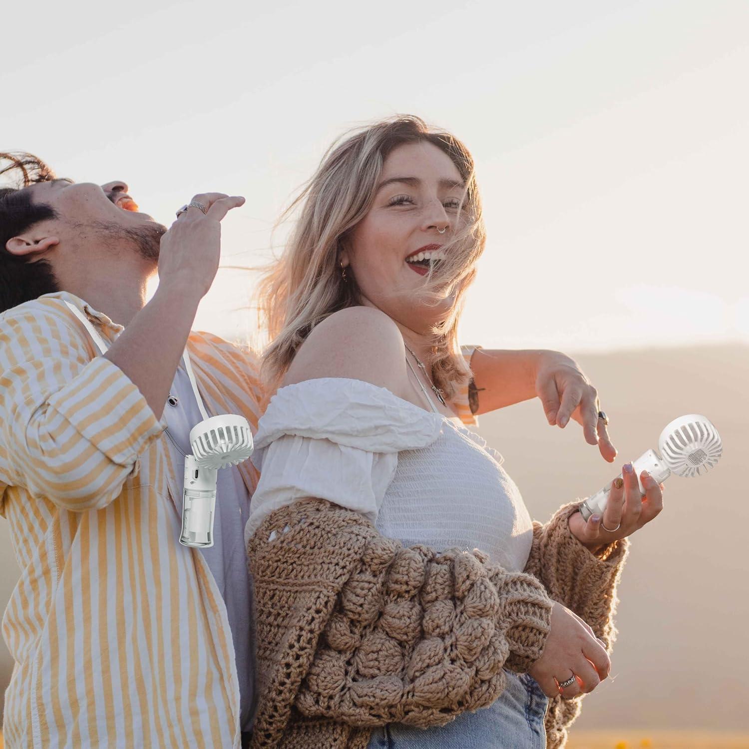 Ventilador de Nebulización Frelisiy F2 Blanco 1500mAh 4 Velocidades