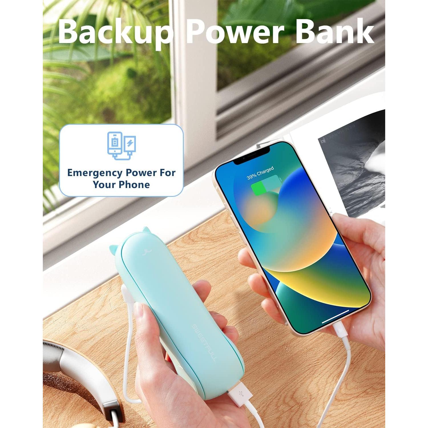 Ventilador de Nebulización Portátil SWEETFULL S4 Azul 15 mL