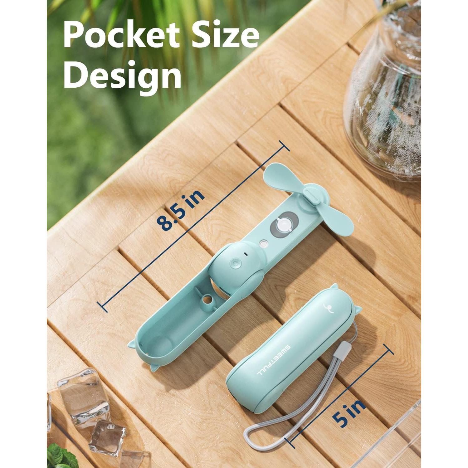 Ventilador de Nebulización Portátil SWEETFULL S4 Azul 15 mL