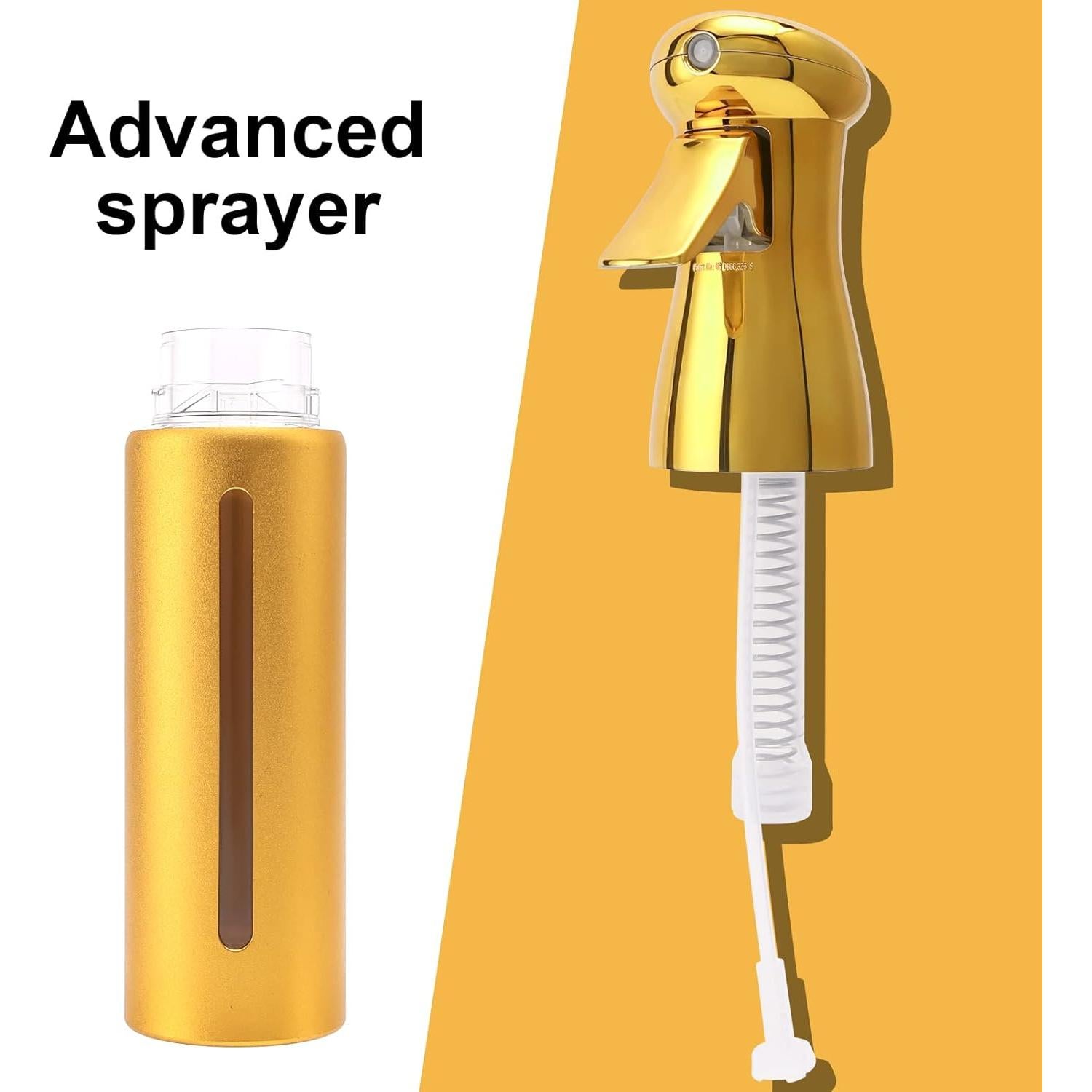 Botella Spray Multiusos ZIBARBER 295 ml Dorado