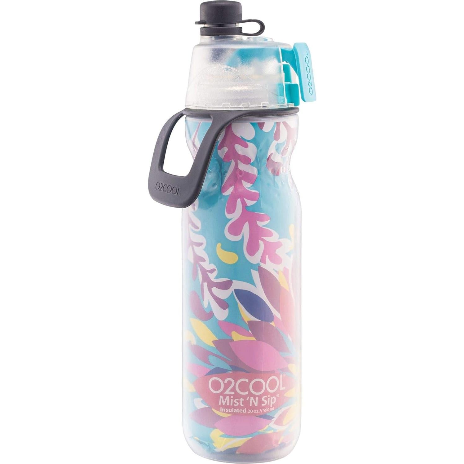 Botella de Agua O2COOL Arctic Squeeze Mist 'N Sip 2 Unidades 600ml