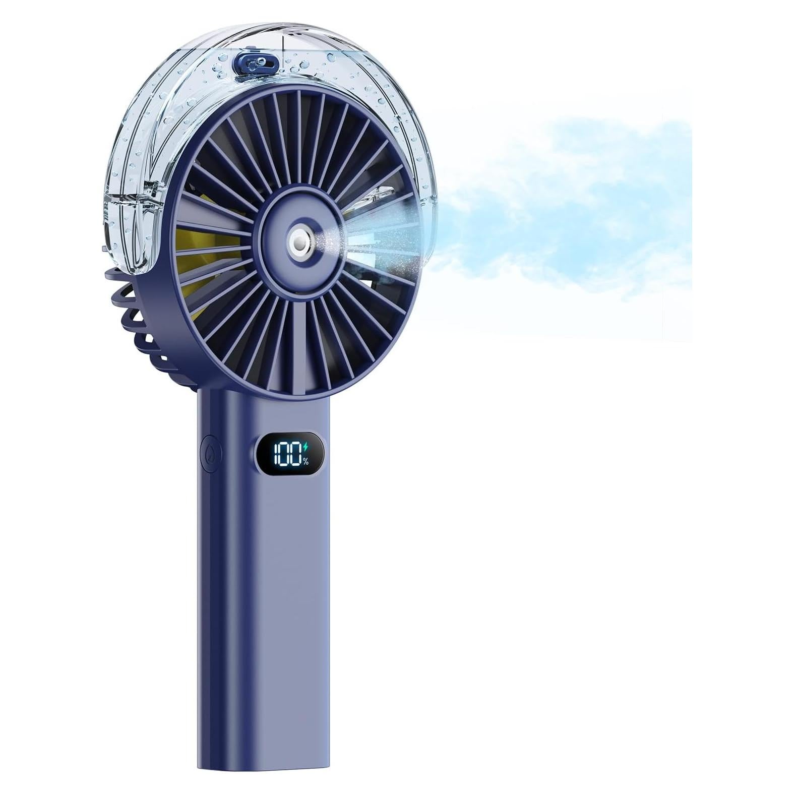 Ventilador de Nebulización Portátil Otlonpe S6, 4 Velocidades, Batería 4000mAh